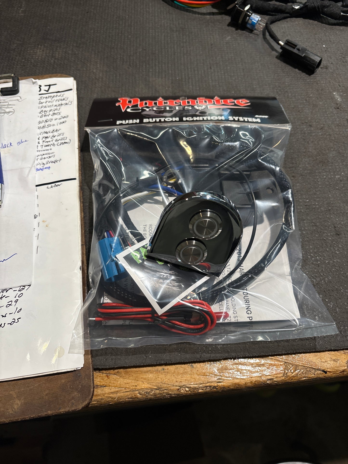 98-23 Push button ignition system